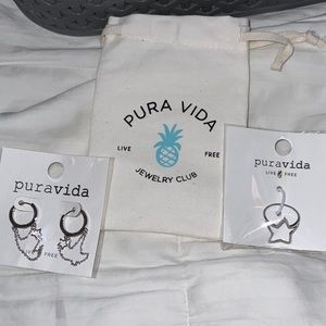 Pura Vida jewelry subscription star ring and earrings